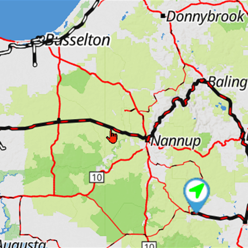 Tracker to Manjimup