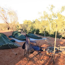 Camped at Coolbro Pool