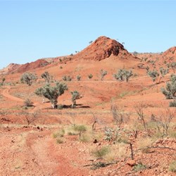 Beautiful scenery on drive to Desert Queen Baths