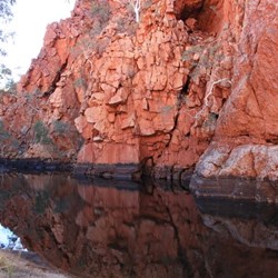 The first pool at Desert Queen Baths