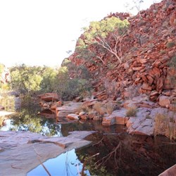 The second pool at Desert Queen Baths