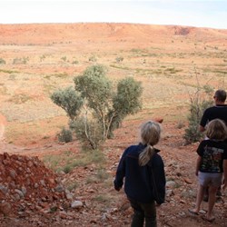 View from the top of the Cave - over Desert Queen Baths