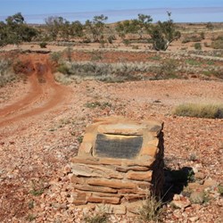 The Plaque - overlooking the Rudall River