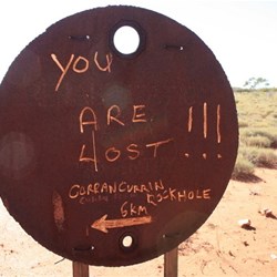 On the way to Curran Curran Rockhole