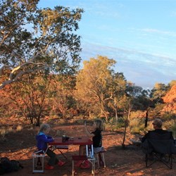 Camped at Curran Curran Rockhole