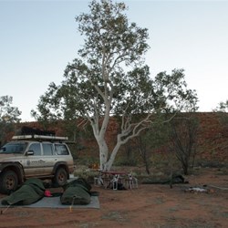 Camped at Curran Curran Rockhole
