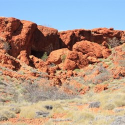 Track to cave north of Christmas Pool