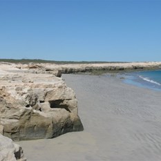Cliffs and beach at Port Smith