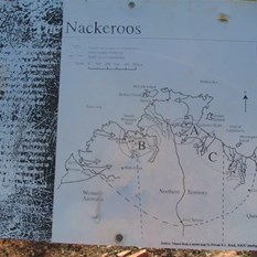 Map of the region the Nackeroos worked in WWII