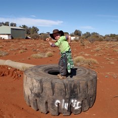 playing on the tyres