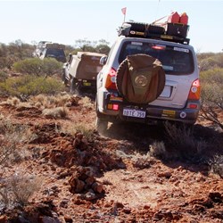 Picking our way over the rocks