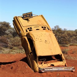 One use for a wrecked car