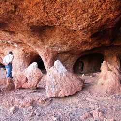 The size of some of the caverns was impressive