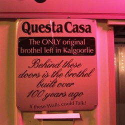 One of the establishments forwhat Hay Street is famous for