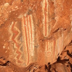 One of the pieces of art