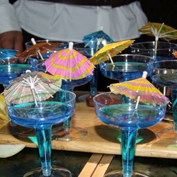 Blue Lagoon cocktails