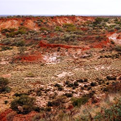 Looking westerly from the top of the pillar