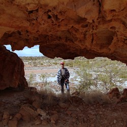 Ian on the other side of "London Bridge"