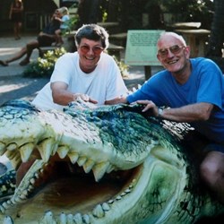 thankfully its only fibreglass - but life-size!