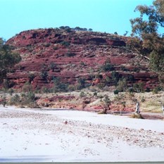 Going in to Palm Valley