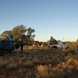 Our camp - In the bush at last.