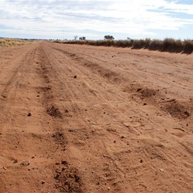 Some of the corrugations along the way!