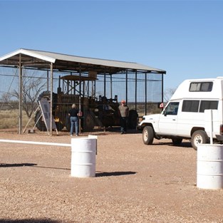 Gunbarrell Grader at Giles Station
