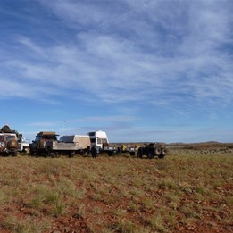 Atop the rise looking towards the Bedfords