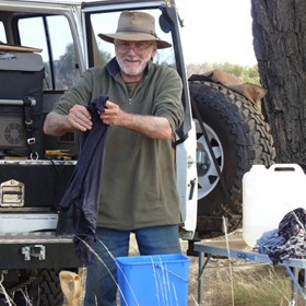 A mans work is never done.  Wheres the baileys powered bush washing machine when you need it!