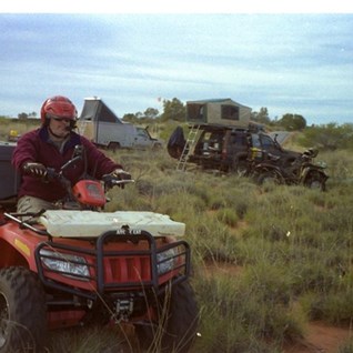 Yours truly heading out (Photo J. McCall).