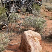 The ceremonial stone or marker stone?