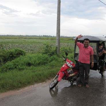 Mr HAPPY the infamous Tuk Tuk driver - Siem Reap.