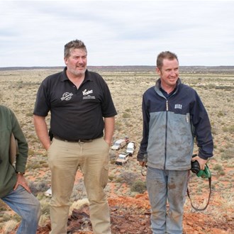 Who are these men of guts and glory?  MJ, yours truly and Equinox on the pinnacle