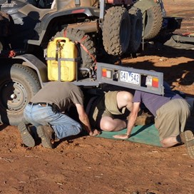 Trailer repairs - A great start to the morning!