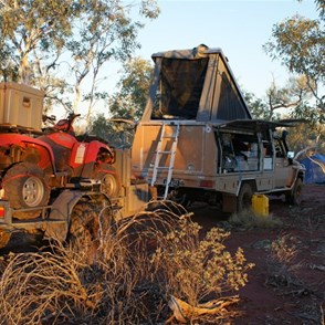Camp just east of Whau Whau Well