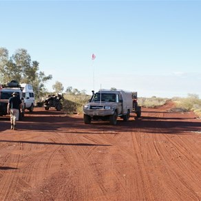 The Gary Hwy at Whau Whau Well (looking south)