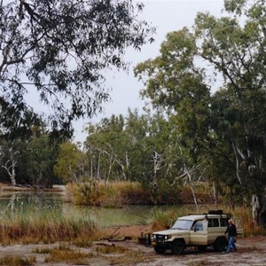 Camp beside a Murray River billabong