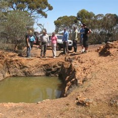 Water hole made by John Holland party