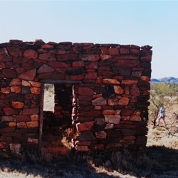 remains of old stone hut at Mt Doreen