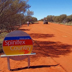 Entering Spinifex Aboriginal Lands