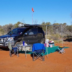 Settled in for the night at Ilkurlka