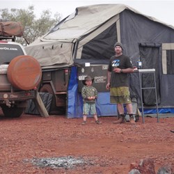 set up at Karijini
