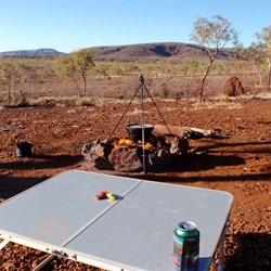 Karijini campfire