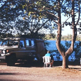 Lakeside camp