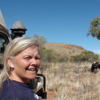 Gaby surveying the scene