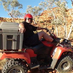 Mick O - Man of action...The afternoon quad ride.