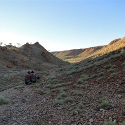Heading back north down the saddle towards Darlsen