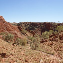 View west from the high point of Camel Valley (The Saddle)