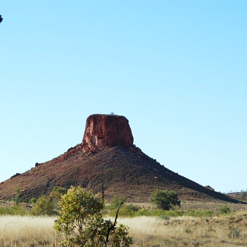 Darlsen Pinnacle from our campsite of 2008
