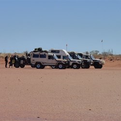 The quads being loaded at Claypan